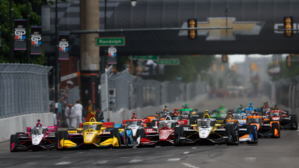 Race Start of the 2024 Chevrolet Detroit Grand Prix presented by Lear